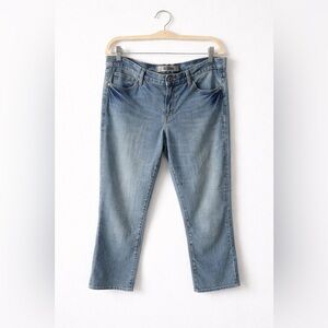 Y2K 2002 GAP Original Low Rise Dusty Wash Crop Capri Jeans 12R Vintage EUC